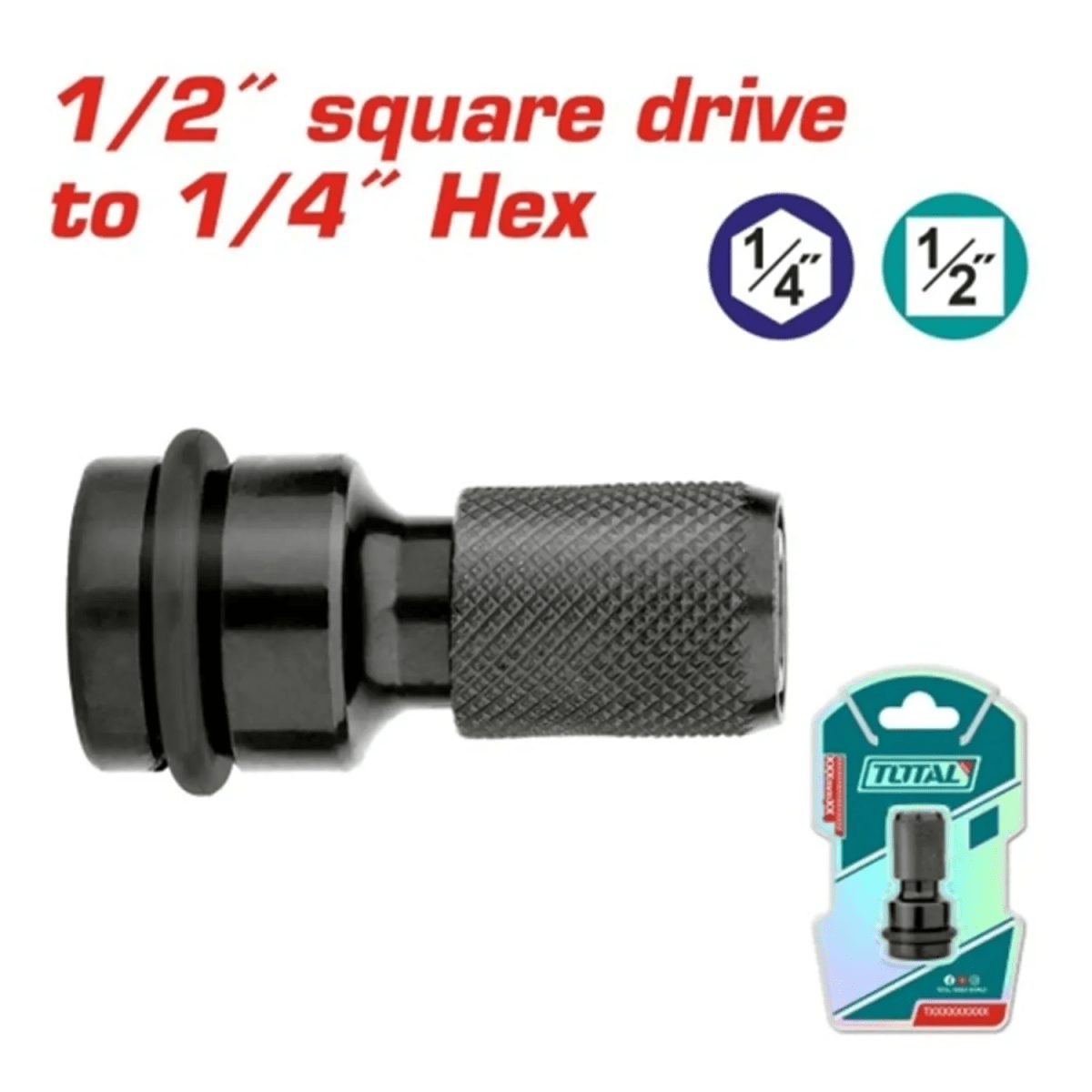 ADAPTADOR DE CUADRADO 1/2