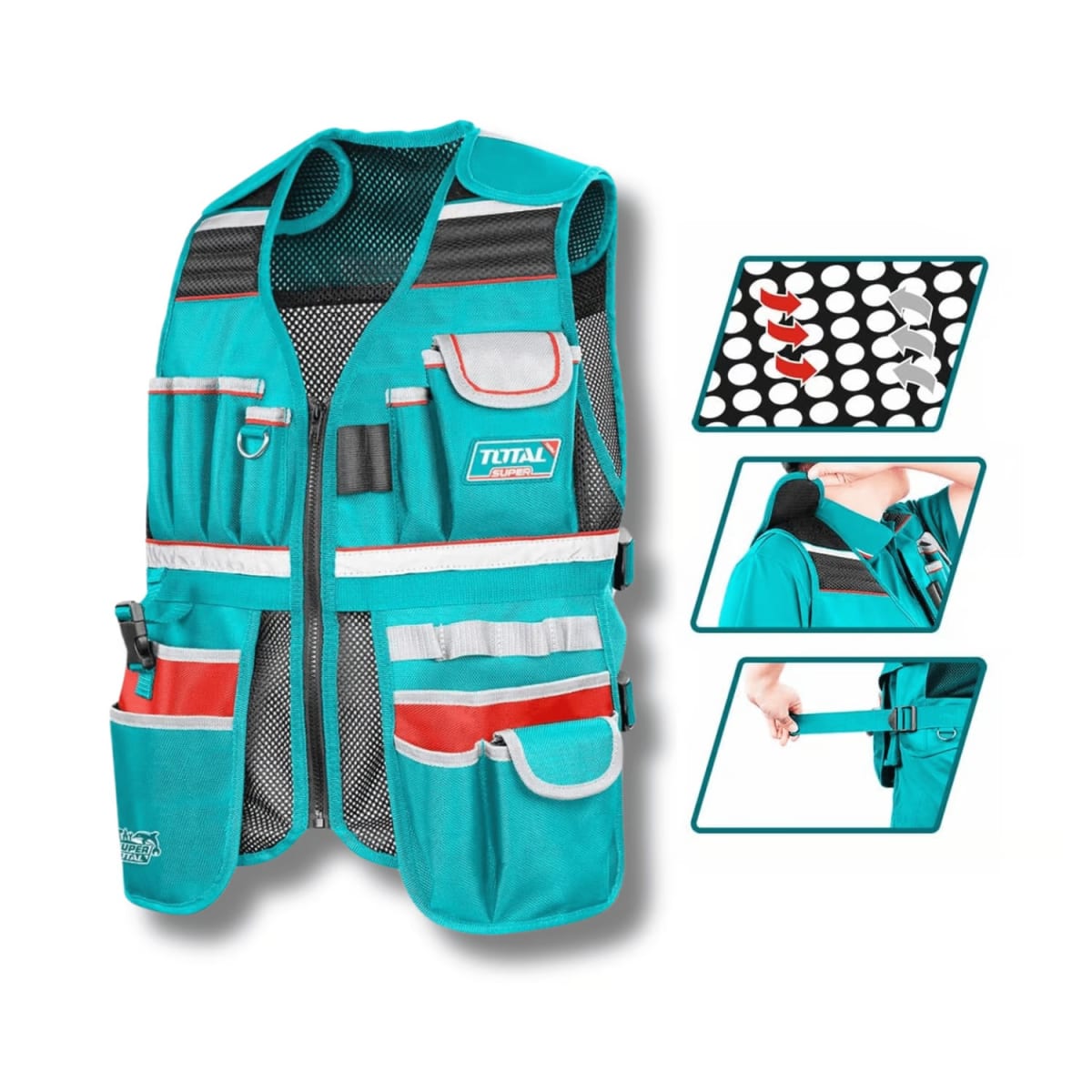 SET X 5PCS MOCHILA Y PORTA HERRRAMIENTAS TOTAL3