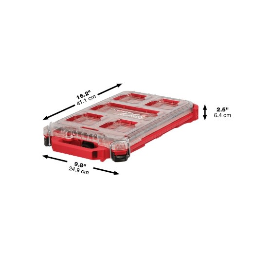 ORGANIZADOR COMPACTO DE PERFIL BAJO PACKOUT™ MILWAUKEE 48-22-84362
