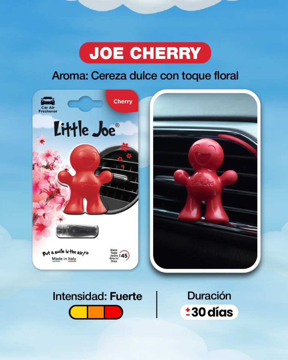 AROMATIZANTE PARA AUTO CHERRY LITTLE JOE / LJ0022