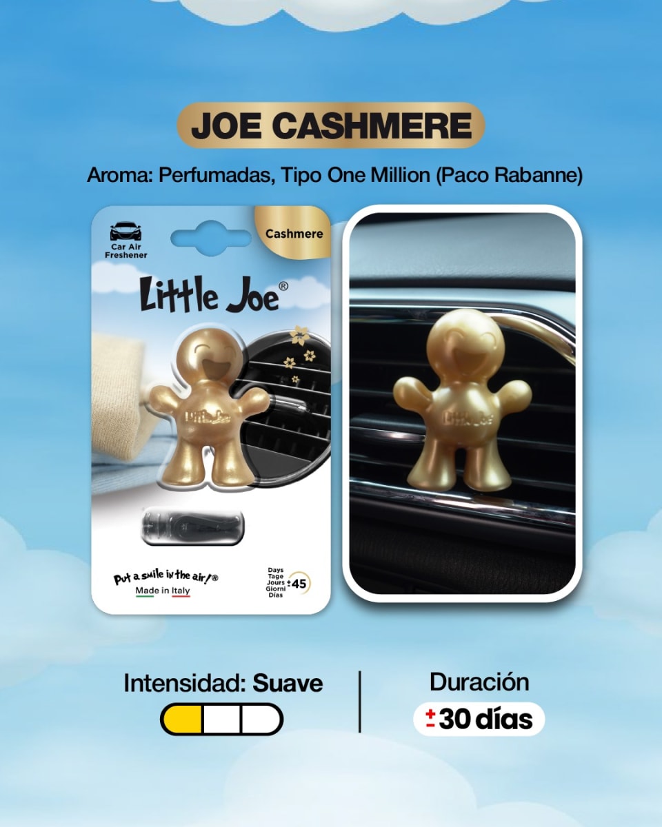 AROMATIZANTE PARA AUTO CASHMERE LITTLE JOE / LJ0062