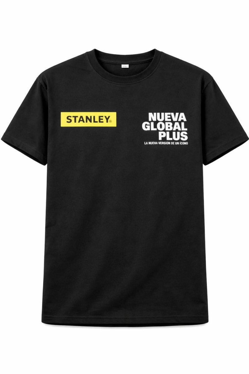 POLO NEGRO STANLEY TALLA L1