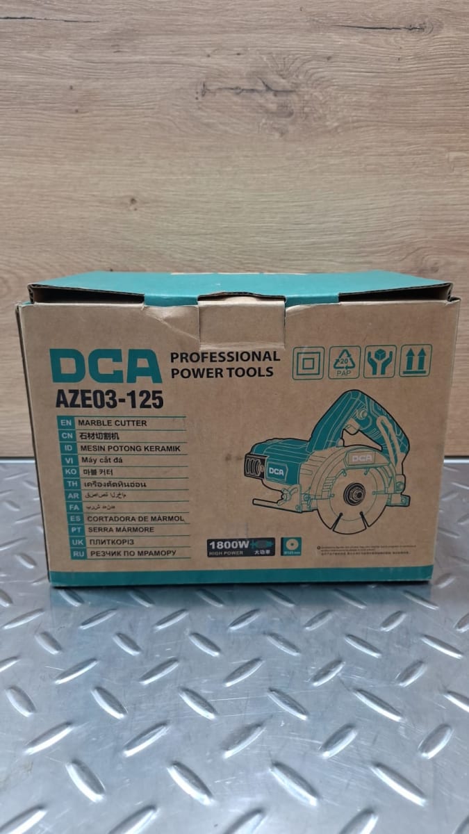 Sierra cortadora de mármol dca 1800w – aze03-125liqui5