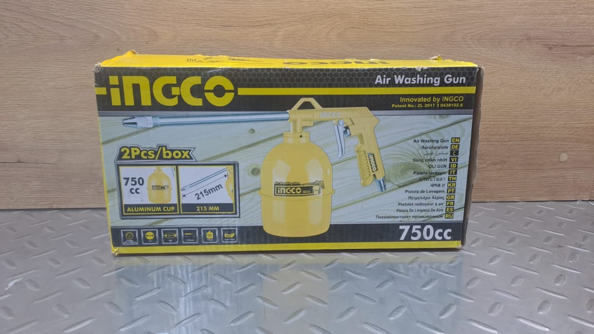PISTOLA DE LIMPIEZA NEUMATICA 0.75L 2PCS ´´INGCO´´ AWG10013