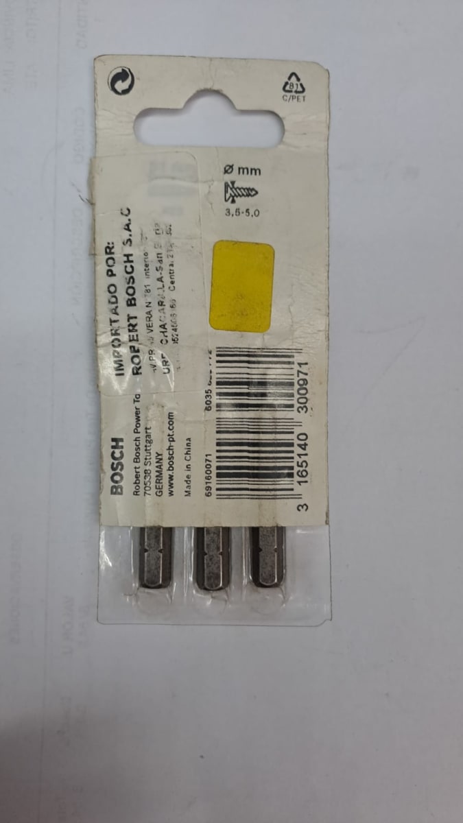 Puntas pz2 50mm x3 und bosch liquidacion3
