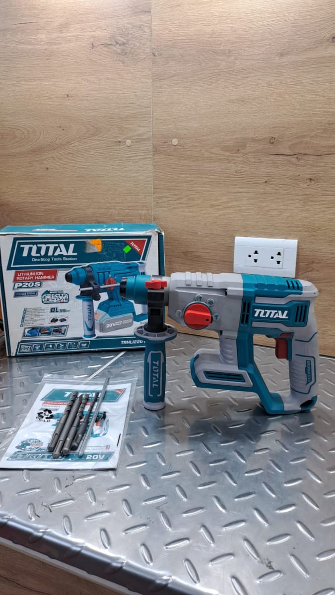 ROTOMARTILLO INALÁMBRICO 20 V MOTOR BL SIN BATERÍA NI CARGADOR. TOTAL - TRHLI22012