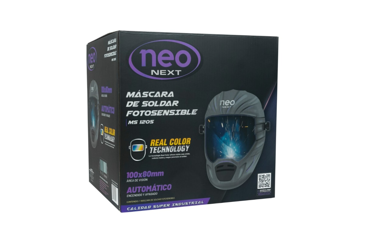 MASCARA DE SOLDAR FOTOSENSIBLE 5 SENSORES NEO / MS-12052