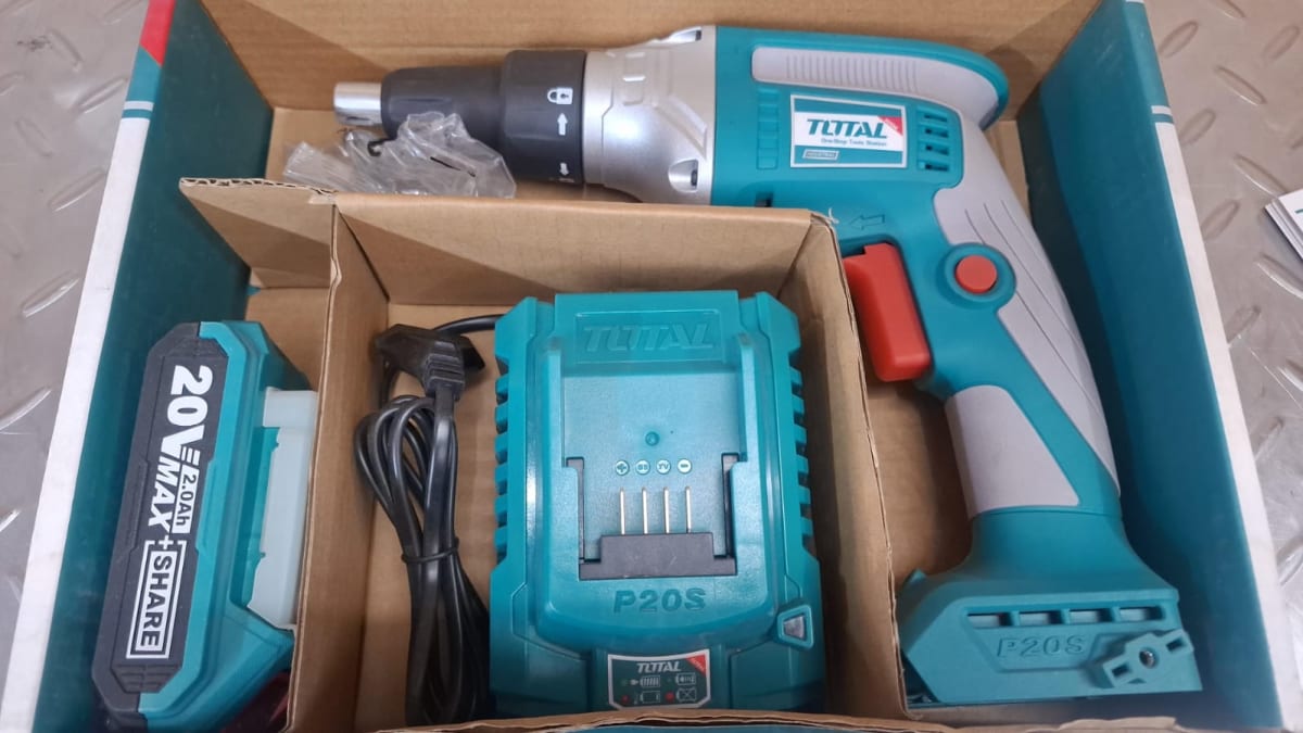 Atornillador de drywall brushless 20v total/ TDSLI204200-LI2