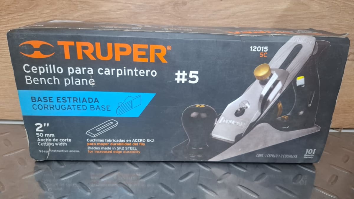 Cepillo para carpintero # 5 estriada, truper/ 12015-LIQUI2