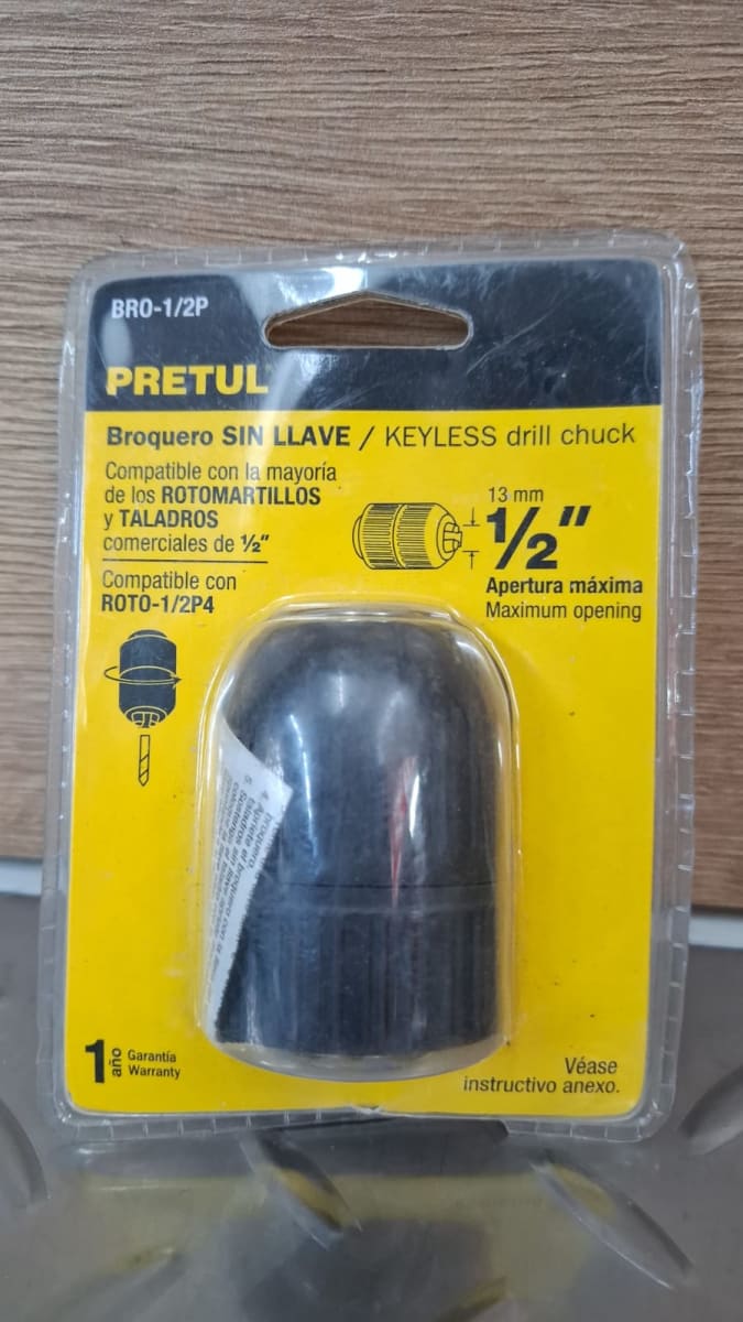 Broquero sin llave, 1/2, pretul bro-1/2p/ 24022-LI1