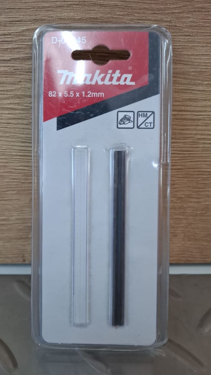 Cuchilla plana doble filo 82mm juego 2 unid / D07945-LI1
