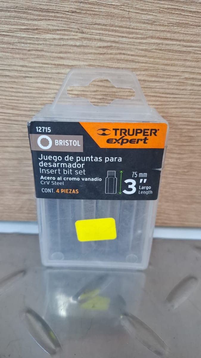 Juegos de 4 puntas bristol combinadas , TRUPER/ 12715-LI1