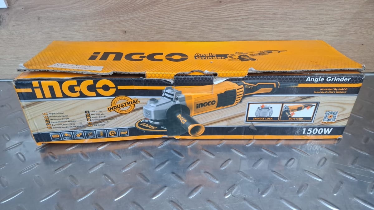 Amoladora angular 4 1/2 ingco 1500w industrial/ AG150018-LIQUI2