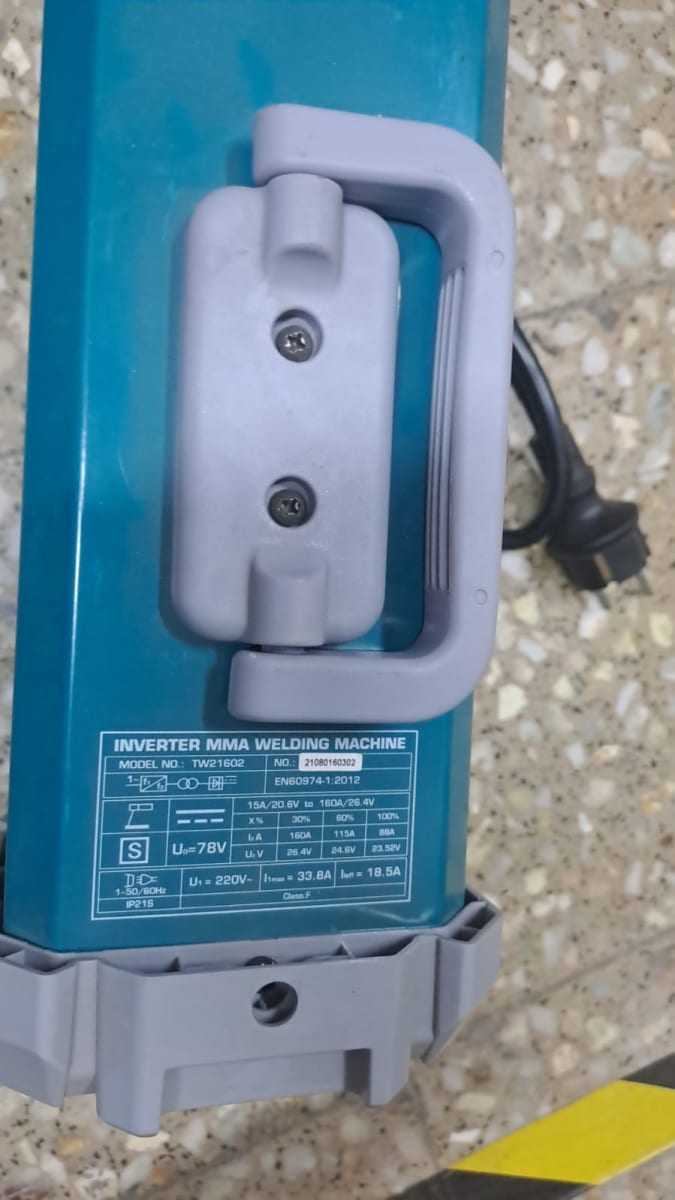 MÁQUINA DE SOLDAR INVERTER 160A MMA 15 LCD TOTAL - TW21602-LI3