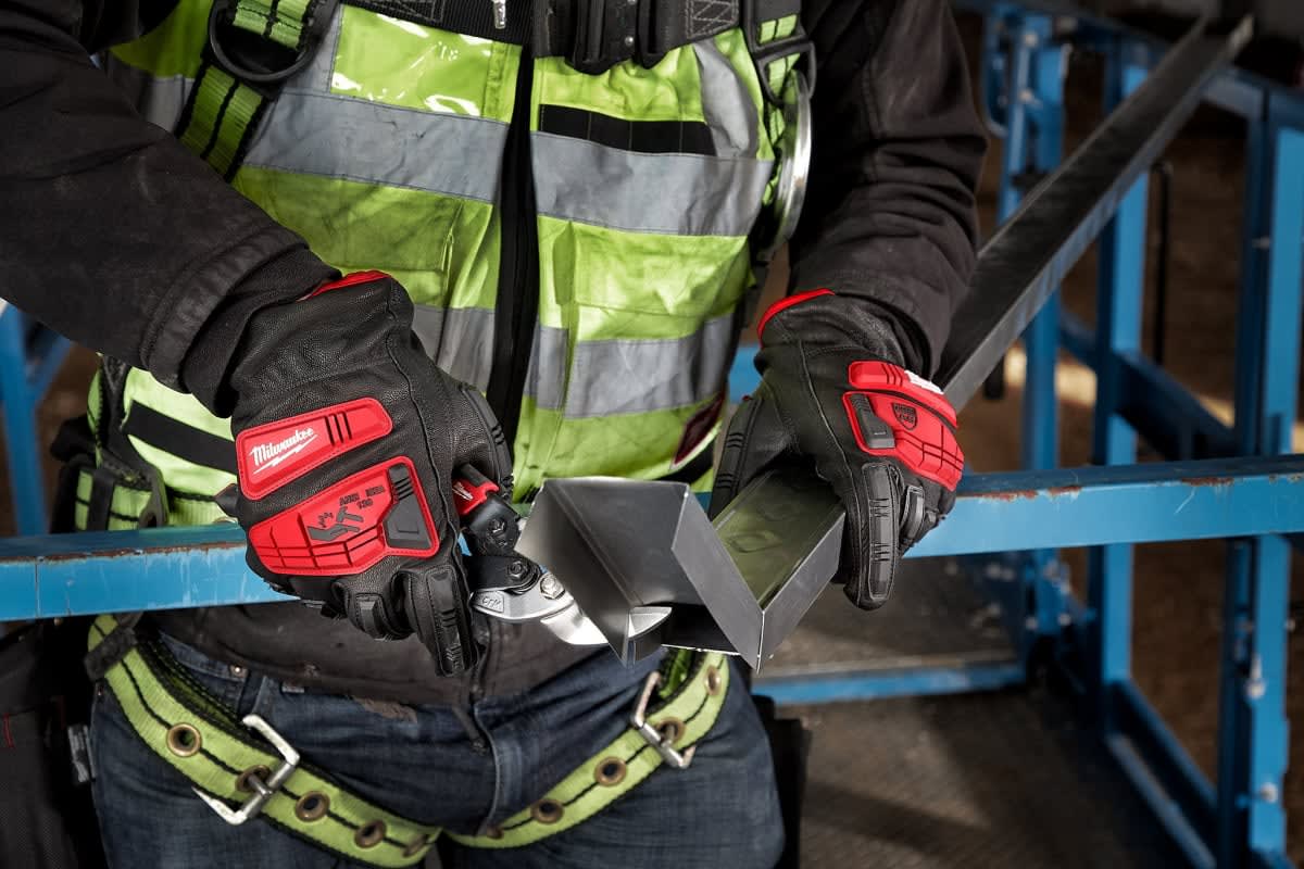 MILWAUKEE 48-22-8782 GUANTES DE PIEL DE CABRA DE NIVEL 5 CON CORTE DE IMPACTO - L2
