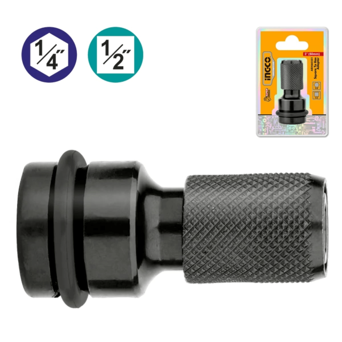 ADAPTADOR DE LLAVE DE IMPACTO 1/2'' A 1/4