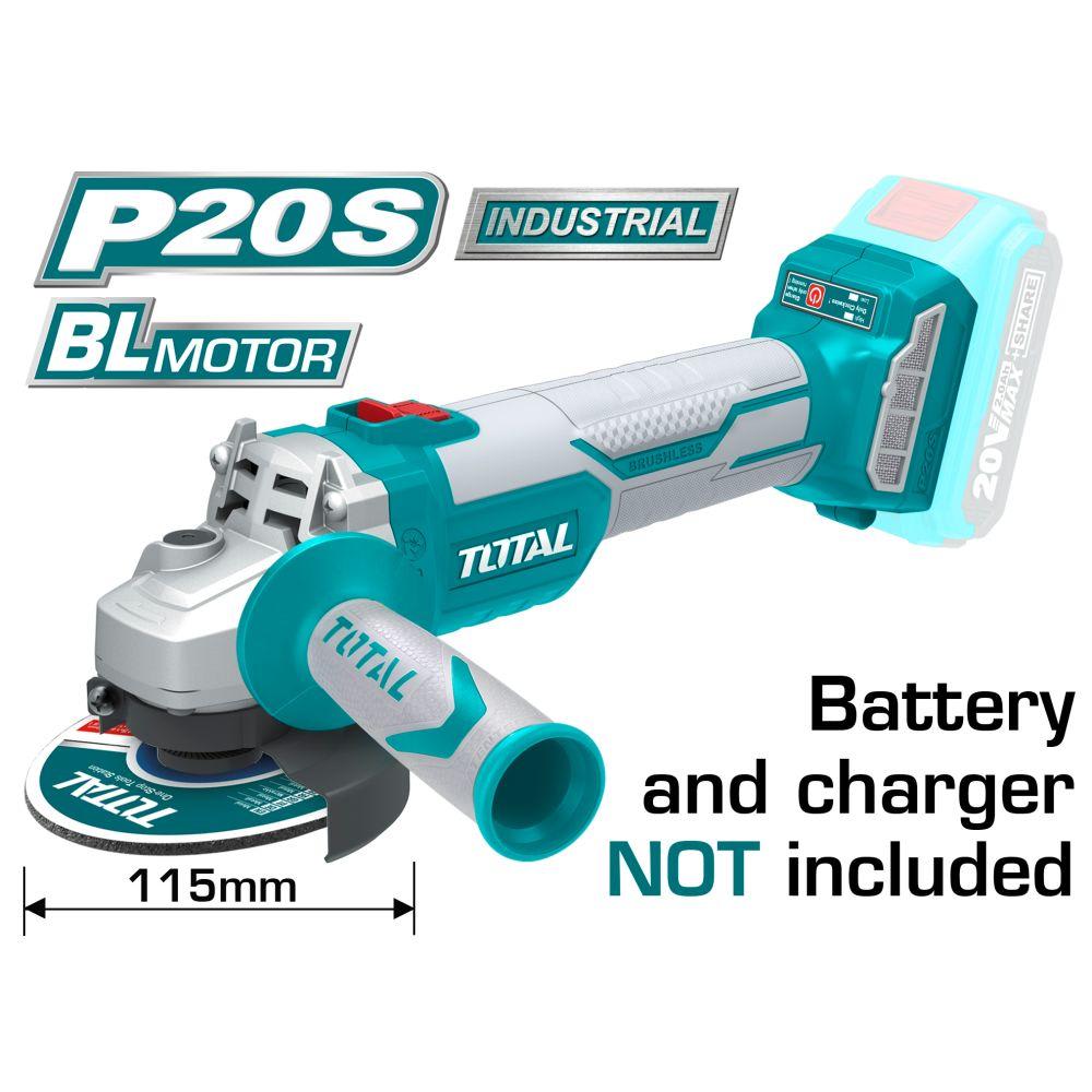 AMOLADORA INALAMBRICA 20V P20S BRUSHLESS TAGLI11521