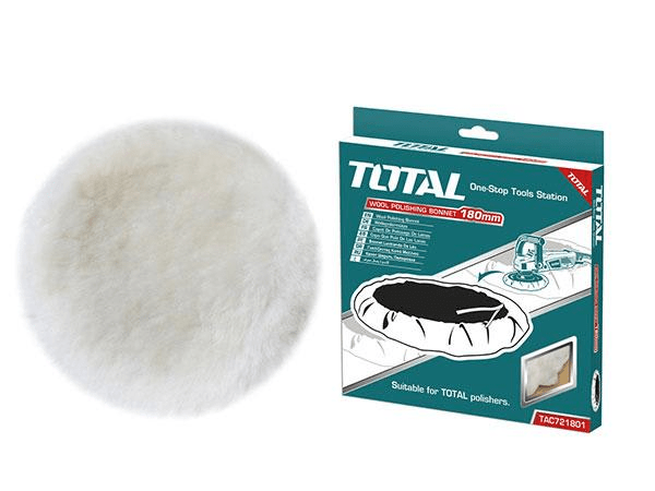BONETE DE ALGODÓN PARA PULIDORA 180MM TOTAL / TAC7218012