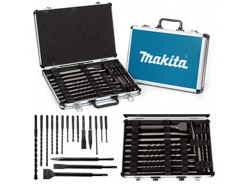SET DE BROCAS SDS-PLUS + CINCELES Y PUNTOS 17PCS MAKITA / D-424441