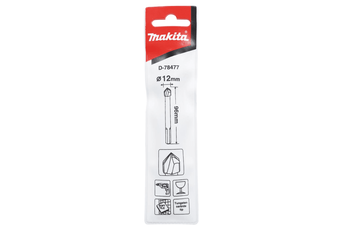 Broca para vidrio, 12 x 96 mm d-78477 makita2