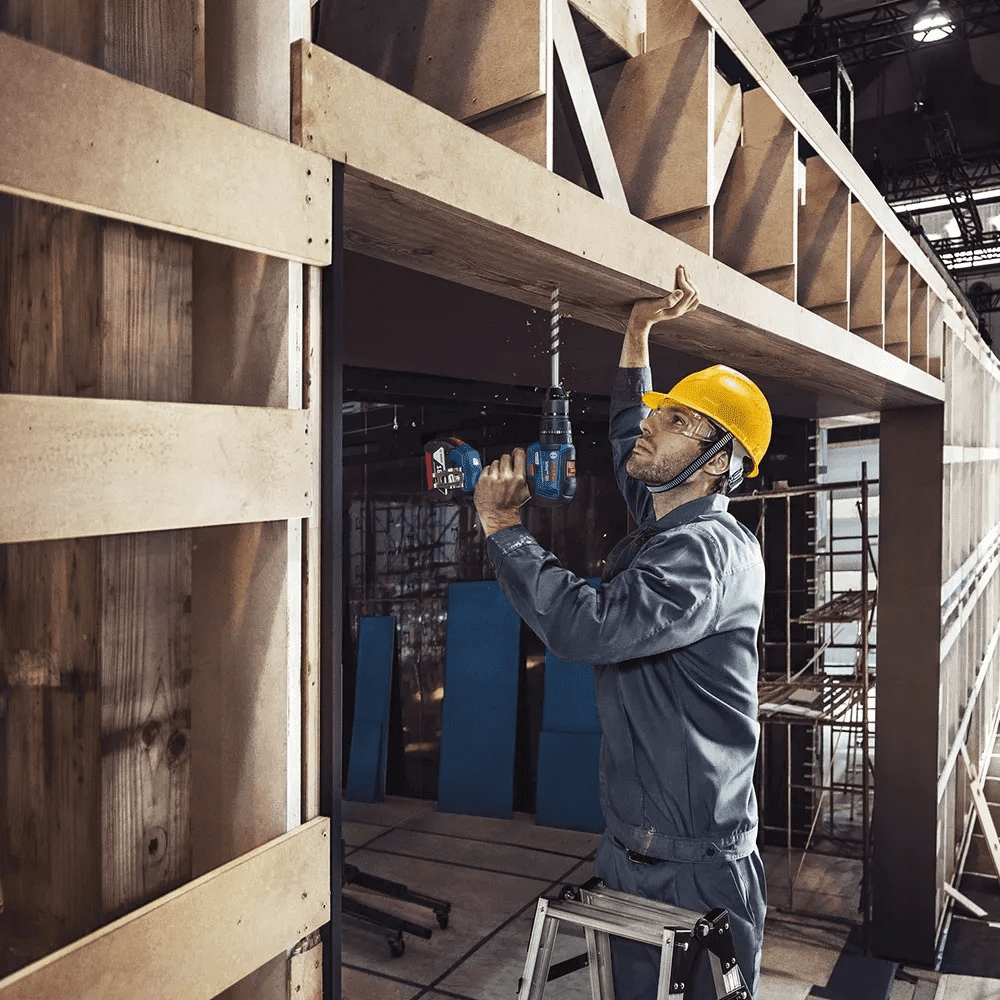 Taladro Percutor Inalámbrico De 13mm Bosch Gsb 18v-50 + 1Bat 5Ah y Cargador + Maleta2