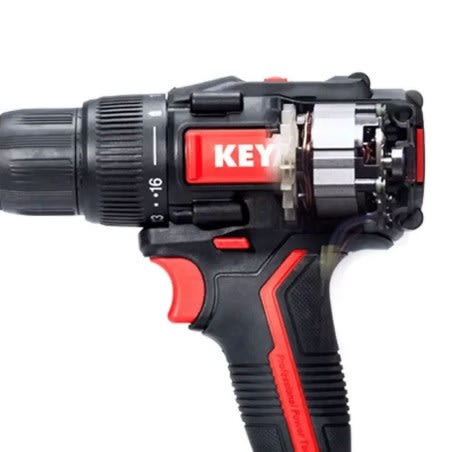 TALADRO ATORNILLADOR PERCUTOR 18V 2AH  1/2 DM18BL KEYANG3