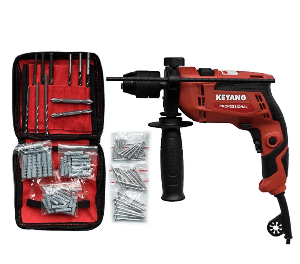 TALADRO PERCUTOR 720W MANDRIL SIN LLAVE DMV-16K KEYANG2