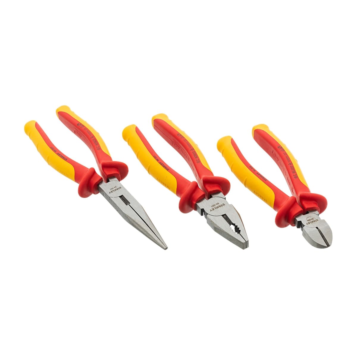 JUEGO DE ALICATES AISLADOS 1000V VDE MAXSTEEL™ 3 PIEZAS3