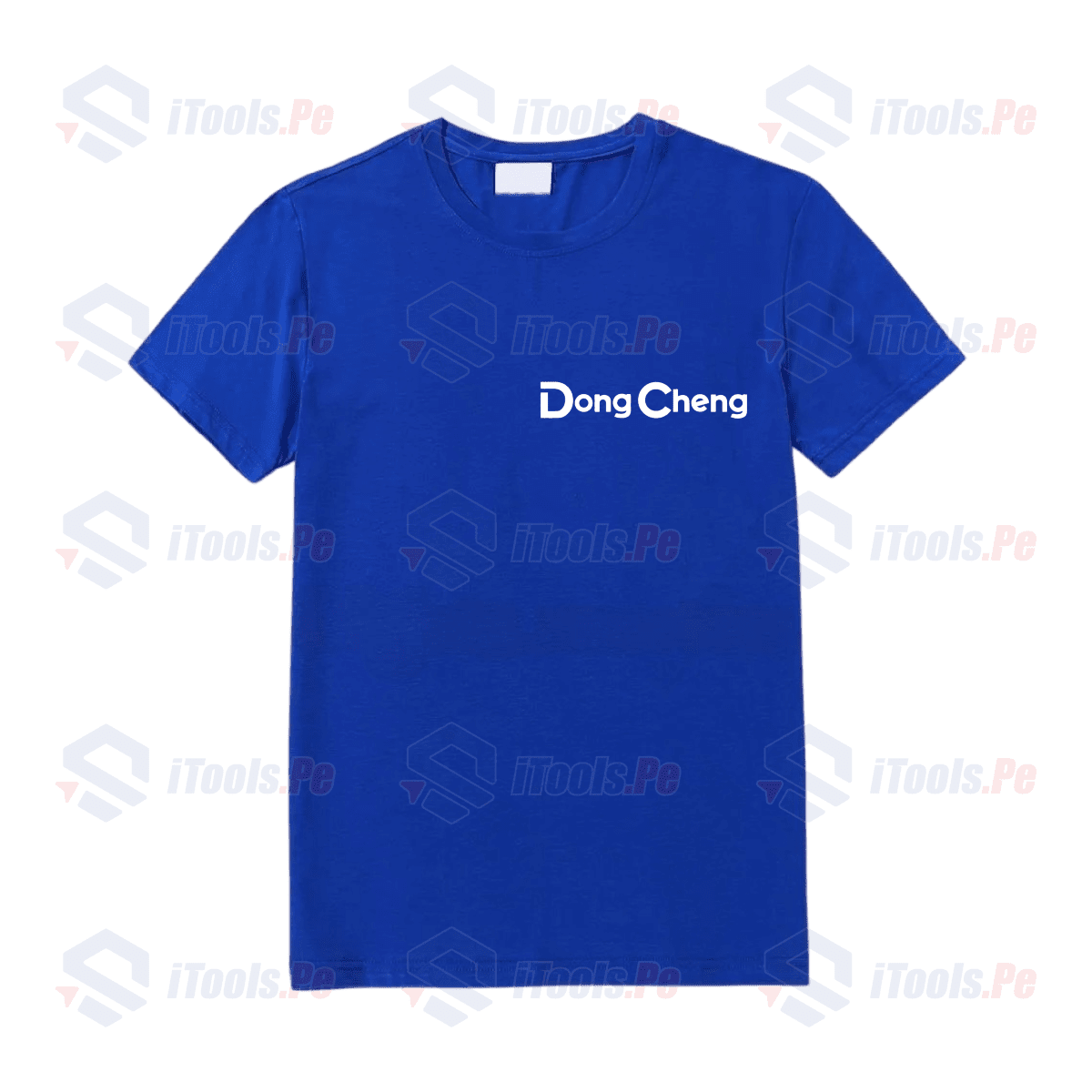 Polo azul cuello redondo dong cheng talla 2XL1