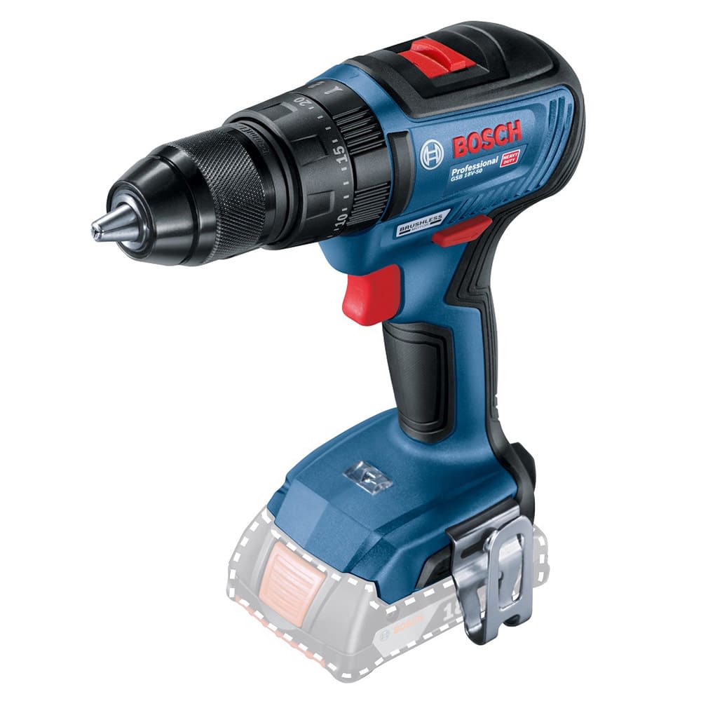 TALADRO PERCUTOR 1/2 18V BARETOOLS BRUSHLESS GSB 18V-50 / 060195H1E22