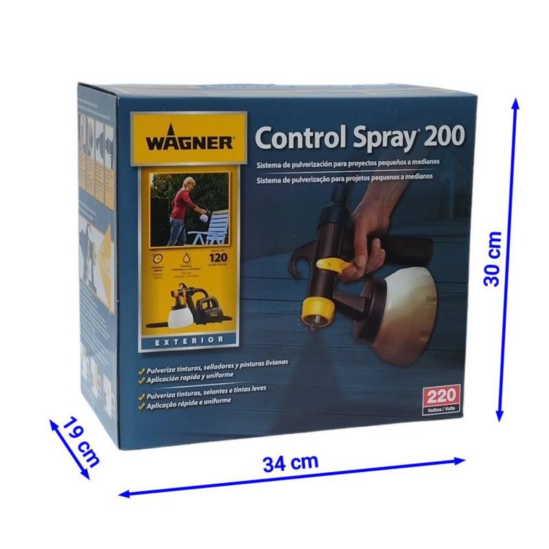 Pistola para pintar electrica 280w control spray 2003