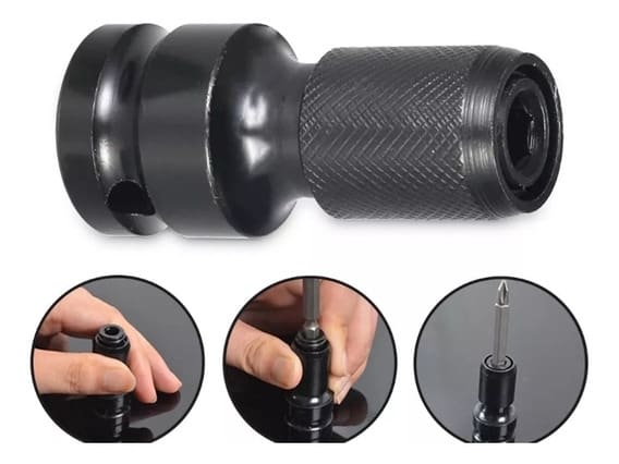 Reductor para llave de impacto 1/2´´ a 1/4´´2