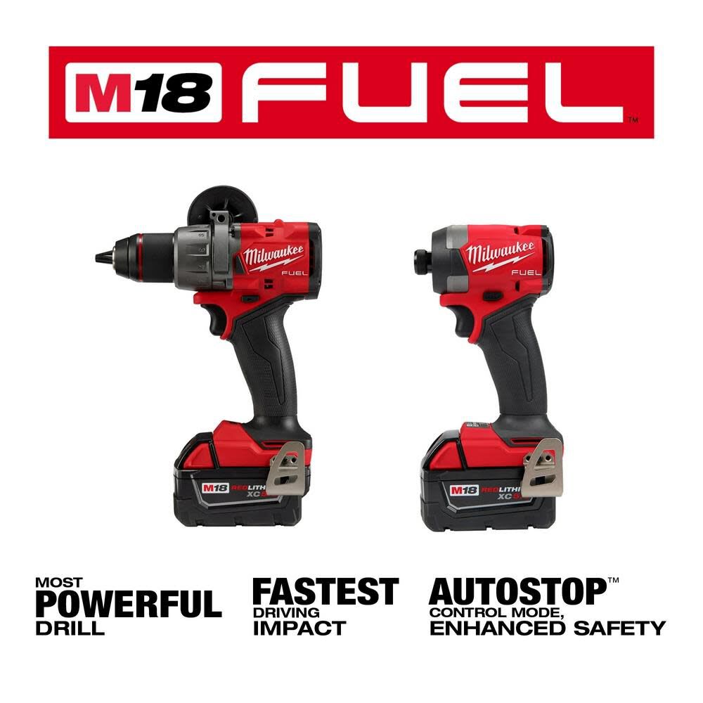 Combo brushless milwaukee fuel m18 taladro percutor 1/2