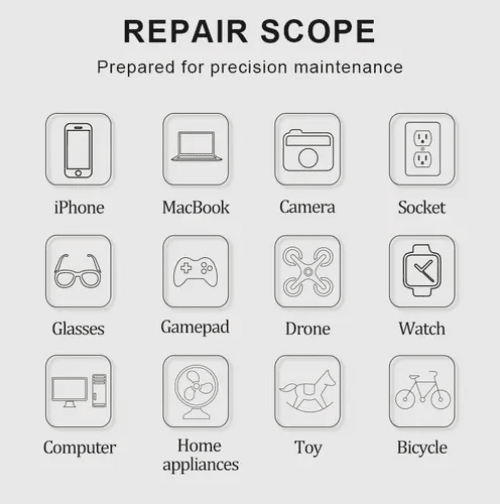 JUEGO DE DESTORNILLADORES DE PRECISIÓN 122 EN 1 . MULTIFUNCIÓN PARA REPARACIÓN DE CELULARES, ETC.9