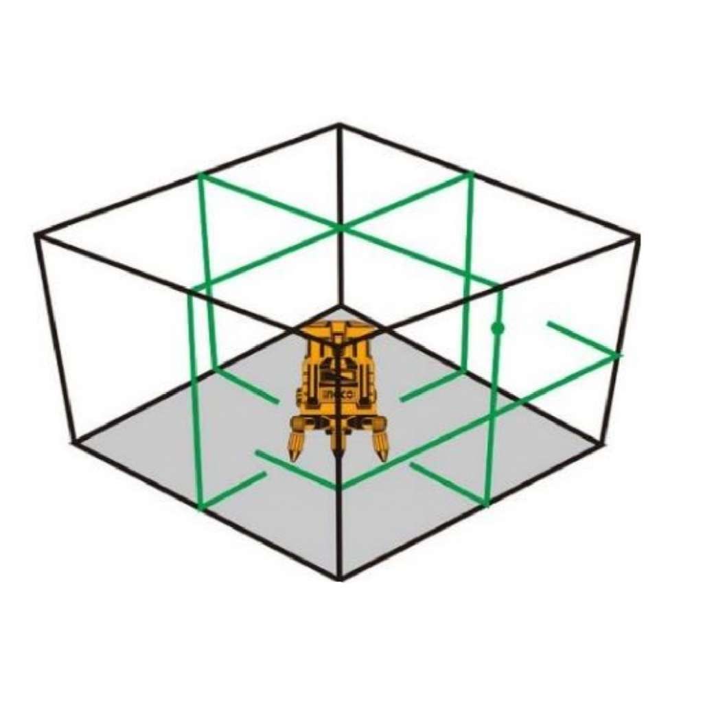 NIVEL LASER AUTONIVELANTE INDUSTRIAL VERDE INGCO HLL3052054