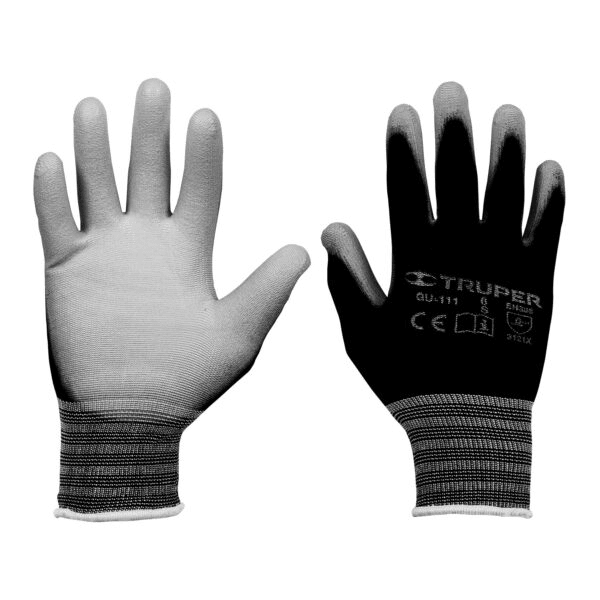 GUANTES DE NYLON RECUBIERTOS CON POLIURETANO LISO TALLA S TRUPER / 132901