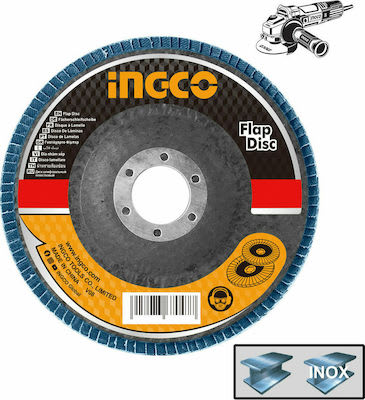 DISCO CIRCONIO FLAP 125MM P80 INGCO1