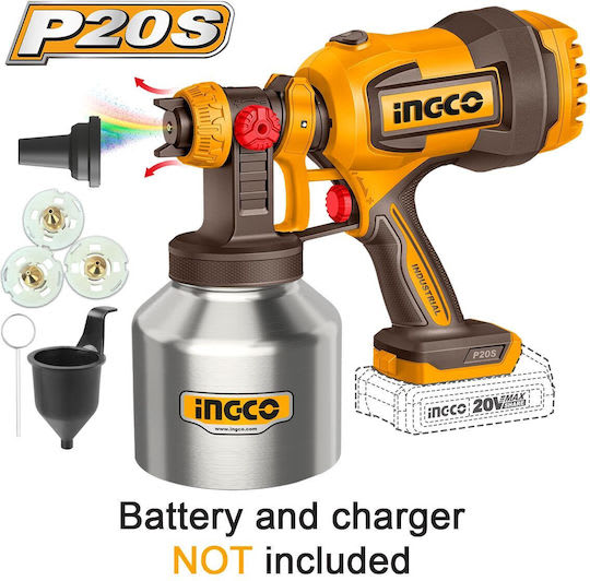 Pistola pulverizadora inalambrica INGCO CSGLI200411