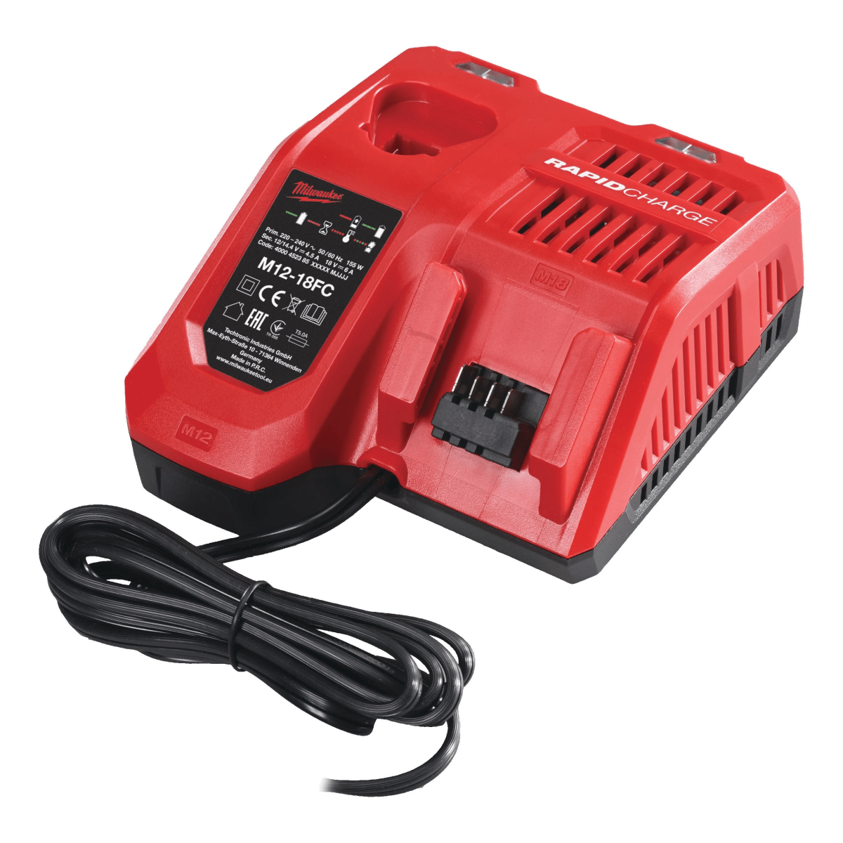 CARGADOR RAPIDO MULTIVOLTAKE M12™ - M18™ / M12-18FC1