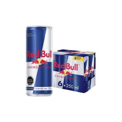 BEBIDA ENERGÉTICA TRADICIONAL PACK X6 UN 250 ML RED BULL