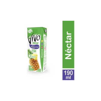 NÉCTAR SABOR PIÑA 190 ML VIVO1