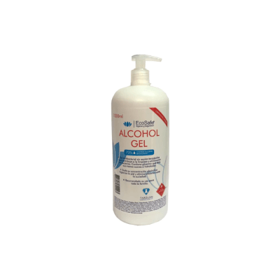 ALCOHOL GEL 70% BOTELLA CON GATILLO 1 LT ECOSAFE1