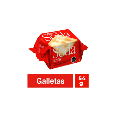 GALLETA SODA CUBO 54 GRS COSTA