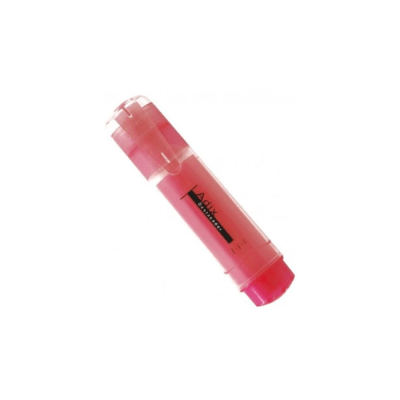 DESTACADOR FLUORESCENTE PUNTA BISELADA COLOR ROSA ADIX