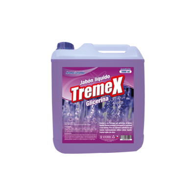 JABÓN LÍQUIDO CON GLICERINA AROMA LAVANDA BIDÓN 5 LTS TREMEX1
