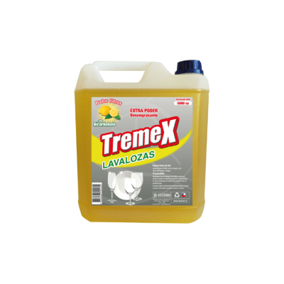 LAVALOZAS CONCENTRADO CON BICARBONATO AROMA CÍTRICO 5 LTS TREMEX