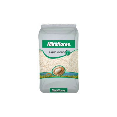 ARROZ GRADO 1 NACIONAL LARGO ANCHO 1 KG MIRAFLORES