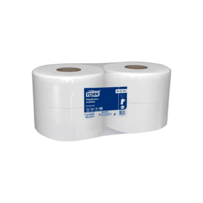 PAPEL HIGIÉNICO ALTO METRAJE HOJA SIMPLE 4 ROLLOS 500 MTS TORK1