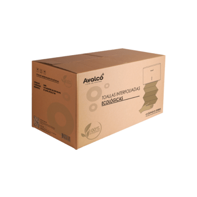 TOALLA DE PAPEL INTERFOLIADA HOJA SIMPLE 250 UNIDADES AVALCO
