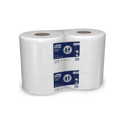 PAPEL HIGIÉNICO ALTO METRAJE HOJA SIMPLE 6 ROLLOS 600 MTS TORK1